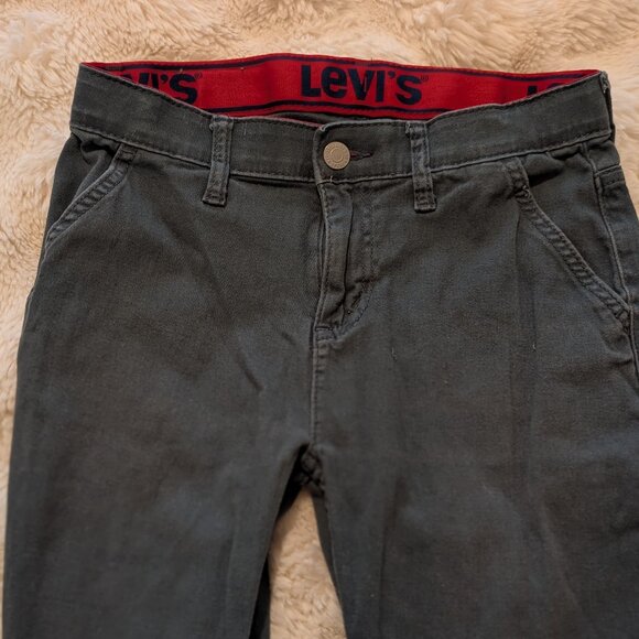 Levi’s 502™ Regular Taper Fit Boys Jeans – Size 12 (Regular) – Charcoal Gray - Picture 1 of 4